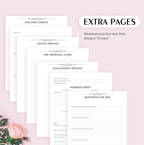 NIP Ivory Anniversary Journal for couples - Picture 7 of 8